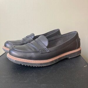 Clarks | Women's Raisie Eletta Chunky Leather Slip On Penny Loafer